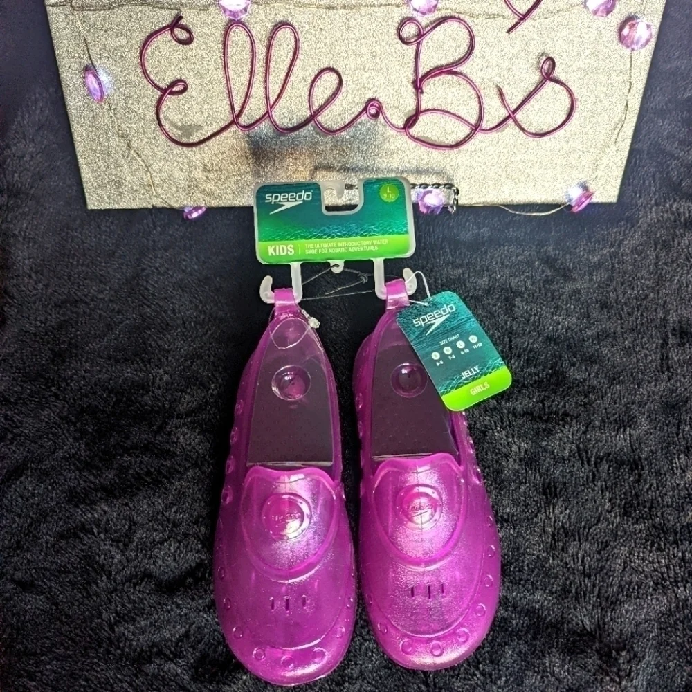 Kids Purple Jelly Aquatic Shoes